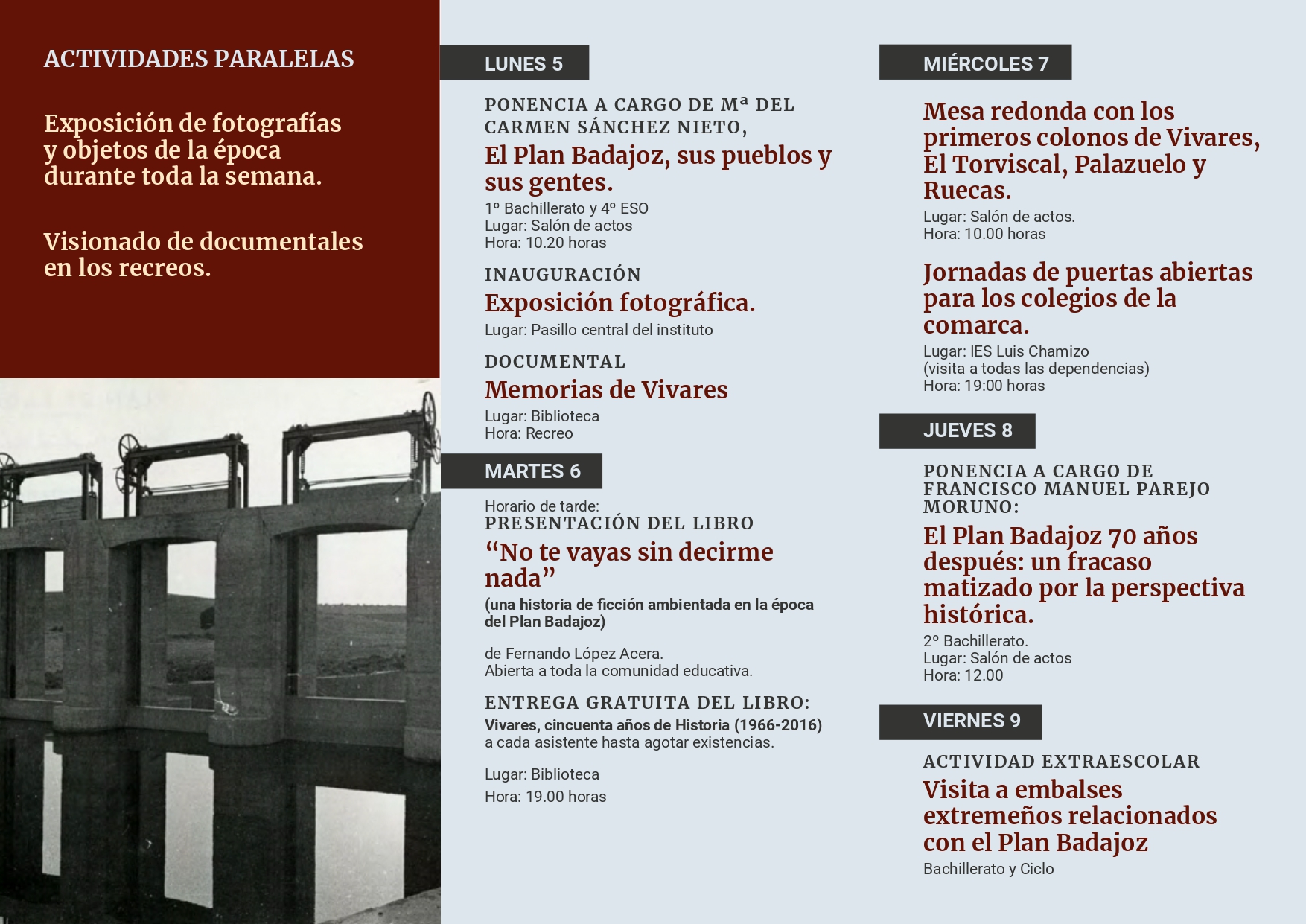 IES Luis Chamizo. III Semana Tematica de la Historia page 0002